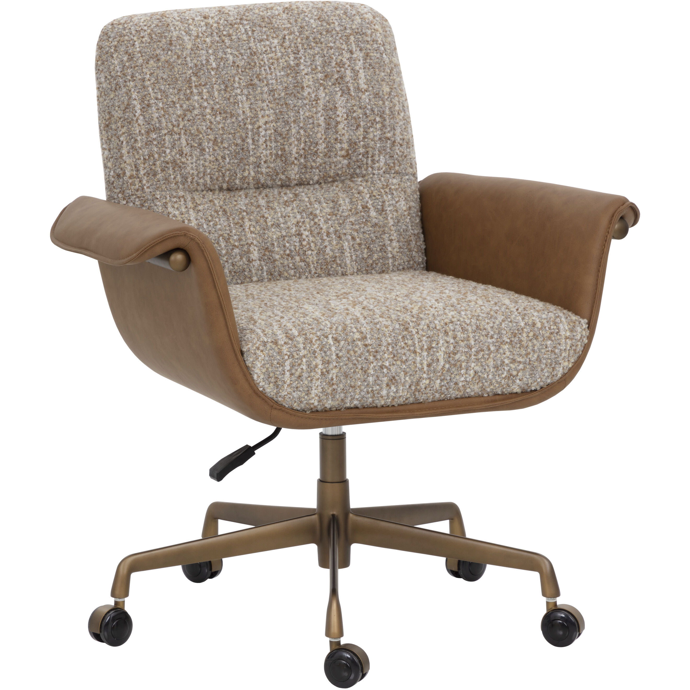 Lomax Holden Dusty Greige / Milliken Cognac Office Chair